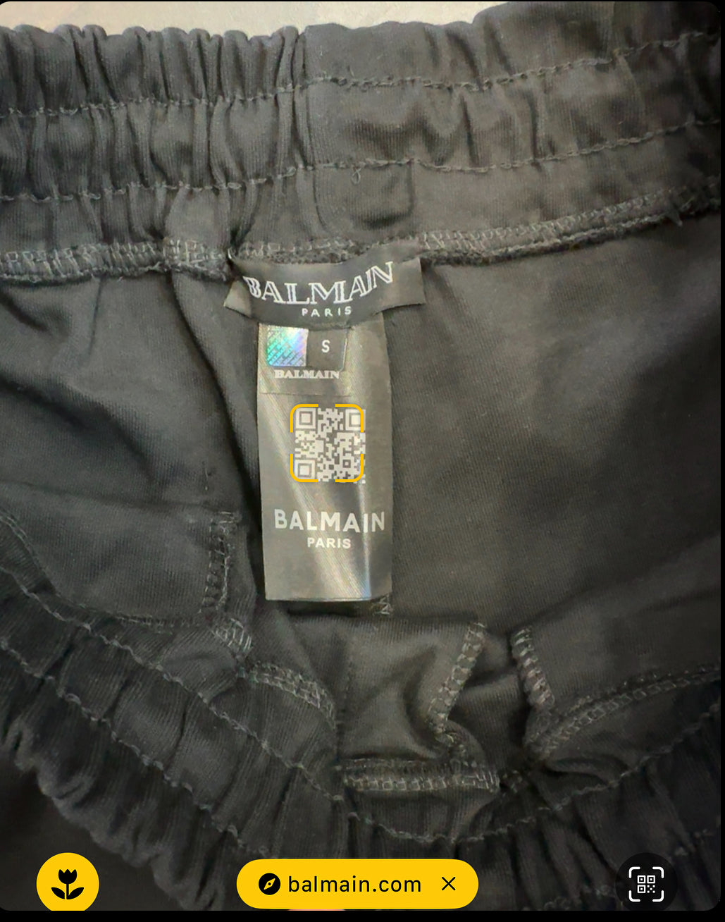 BALMAIN -ΜΑΥΡΟ ΣΕΤ ΣΟΡΤΣ