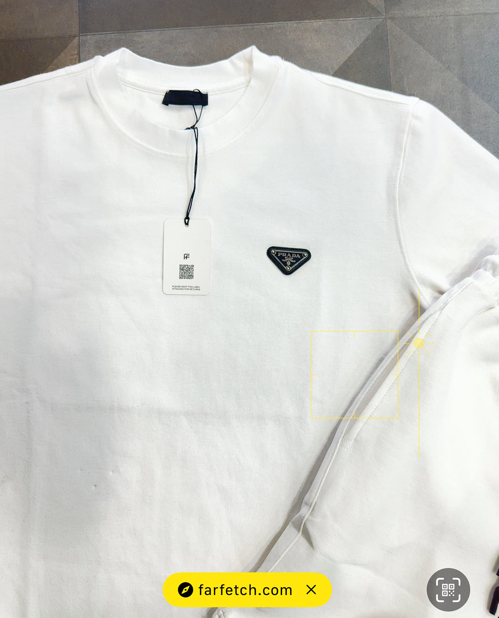 PRADA - ΛΕΥΚΟ ΣΕΤ ΣΟΡΤΣ