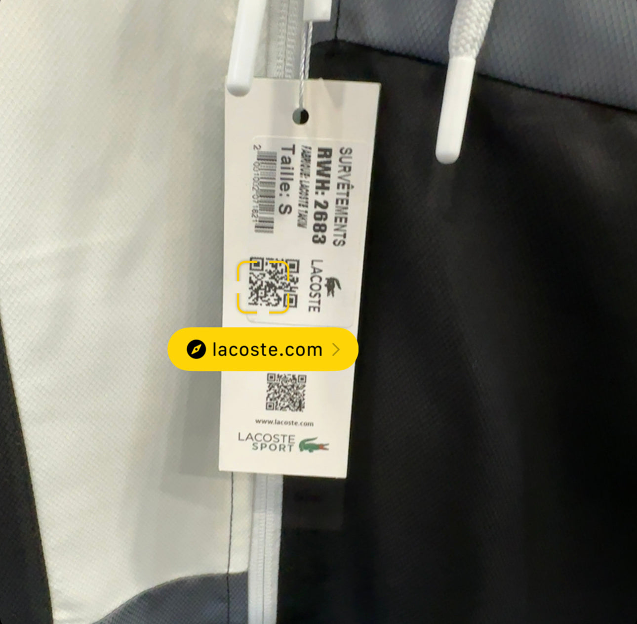 LACOSTE ΣΕΤ - ΓΚΡΙ ΜΑΥΡΟ B35