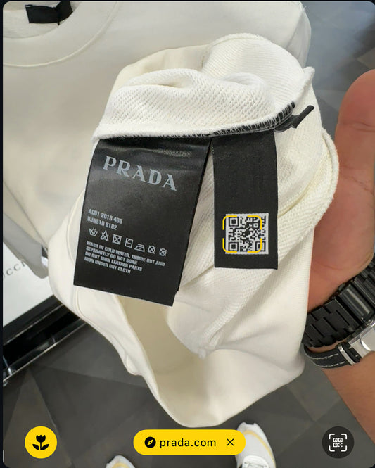 PRADA - ΦΟΥΤΕΡ ΛΕΥΚΟ