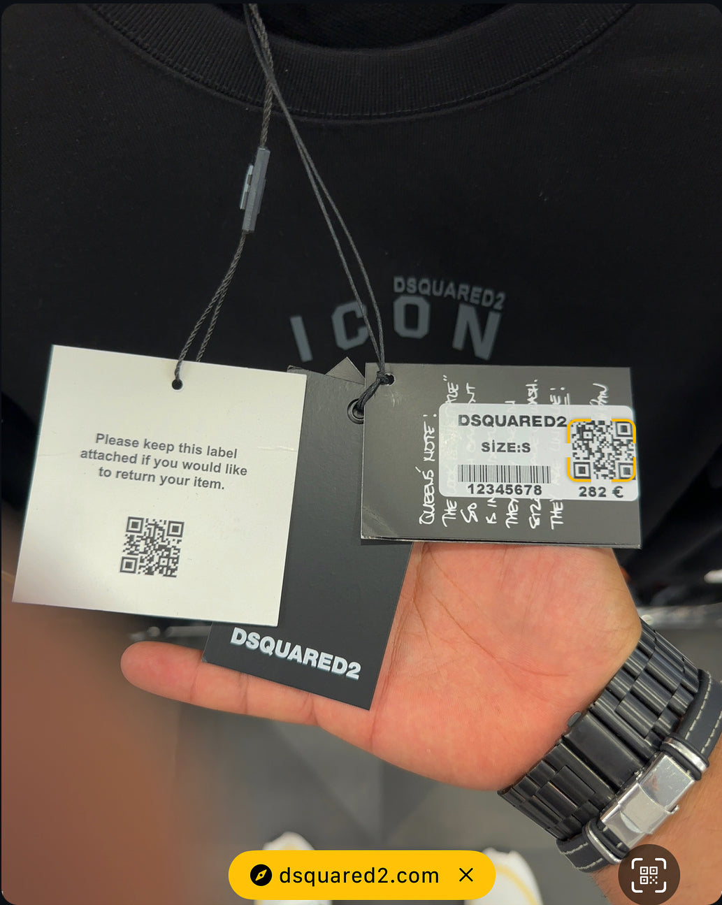 ICON DSQ2 - ΦΟΥΤΕΡ ΜΑΥΡΟ