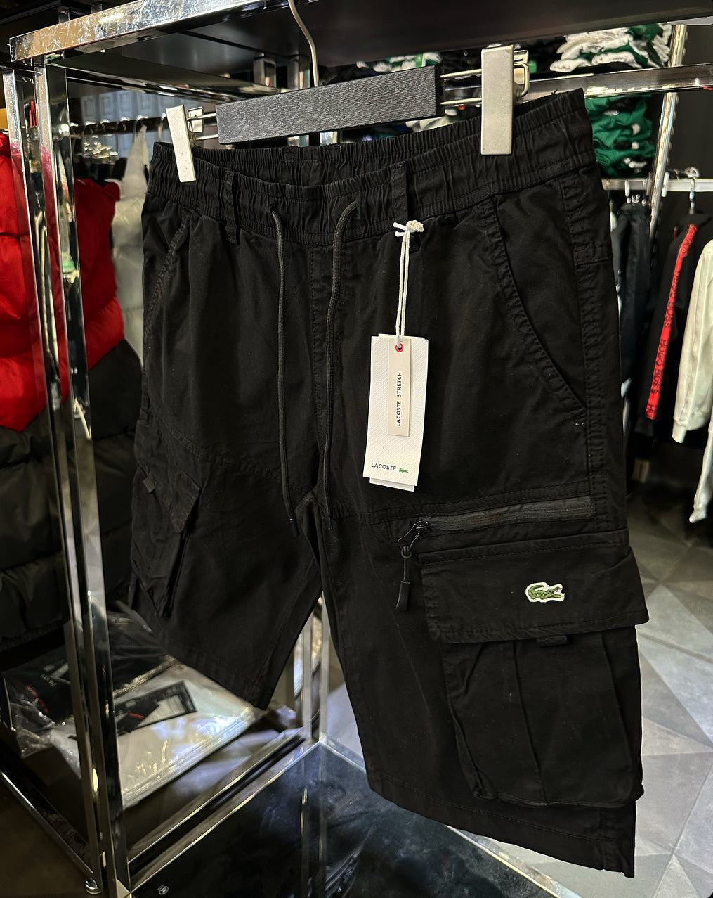 BΕΡΜΟΥΔΑ - LACOSTE ΜΑΥΡΗ