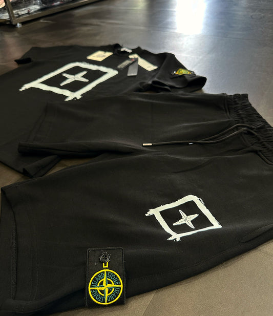 STONE ISLAND - ΜΑΥΡΟ ΣΕΤ ΣΟΡΤΣ
