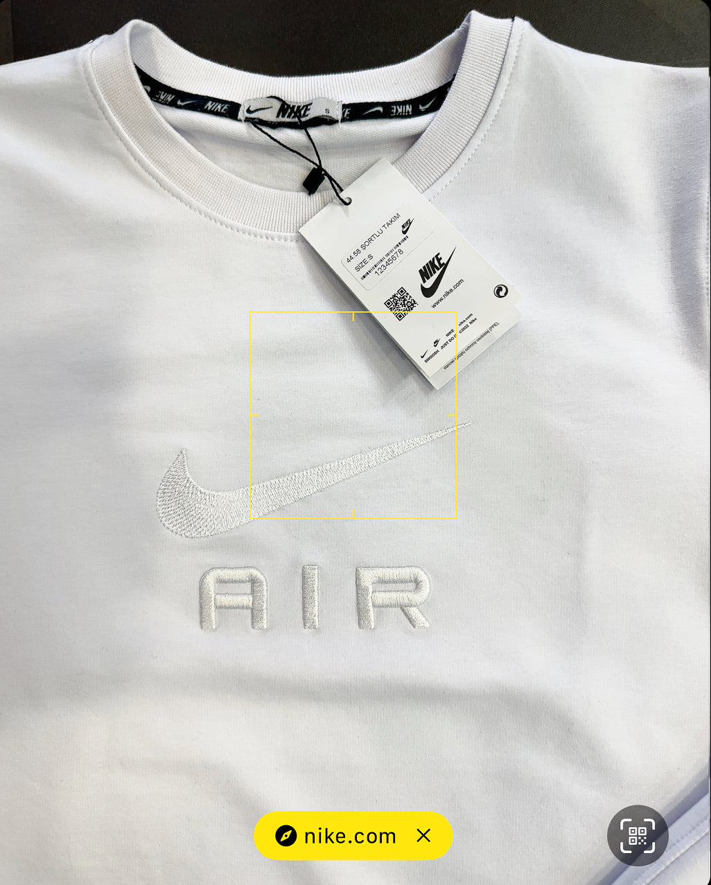 NIKE - ΛΕΥΚΟ ΣΕΤ ΣΟΡΤΣ