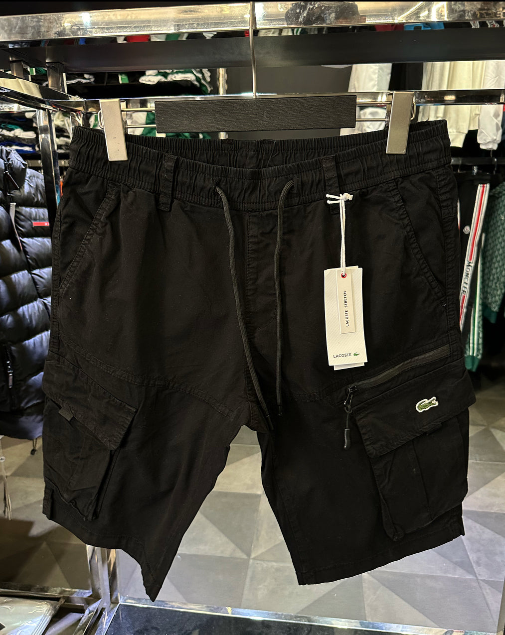 BΕΡΜΟΥΔΑ - LACOSTE ΜΑΥΡΗ