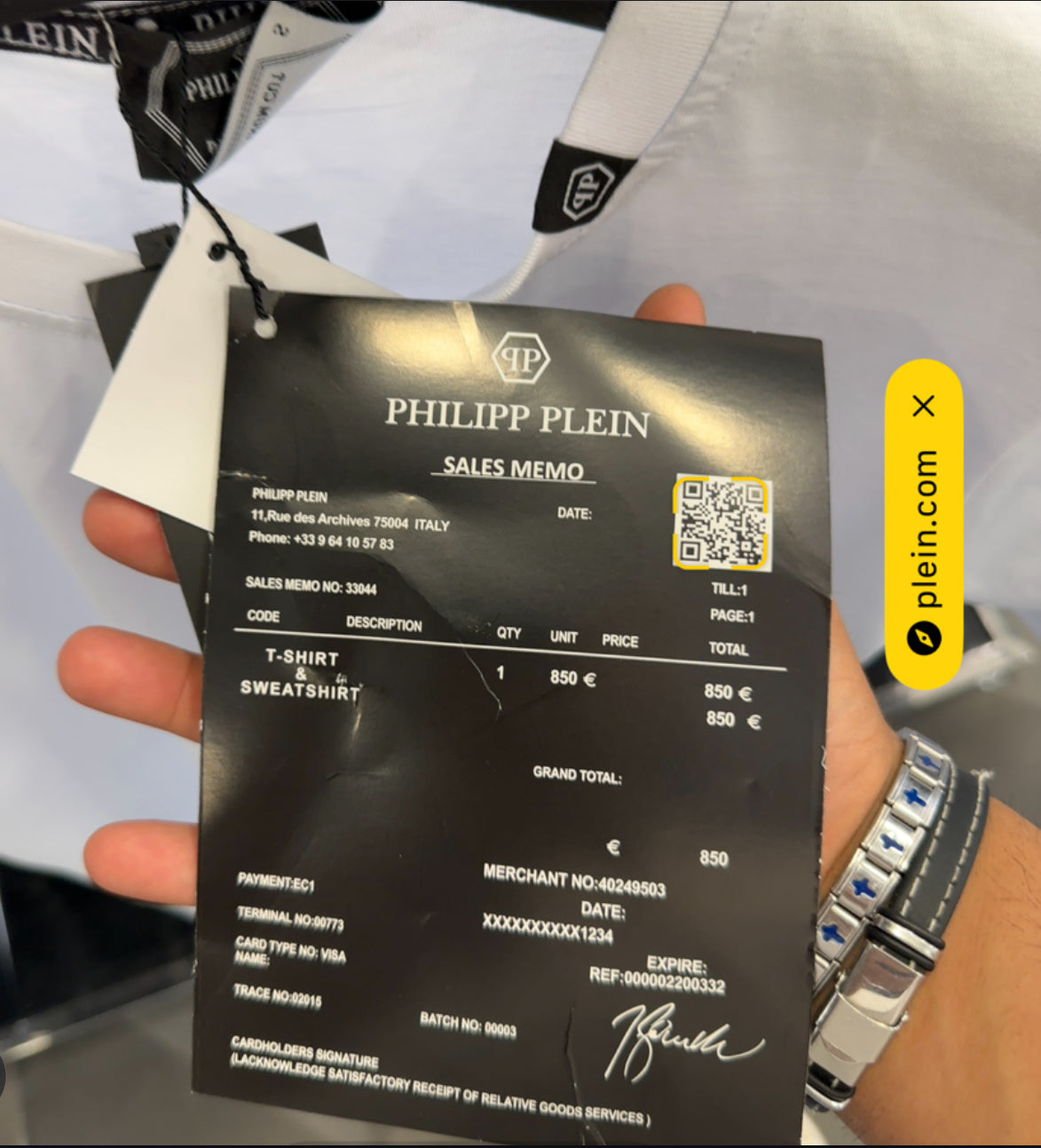 PHILIPP PLEIN T-SHIRT