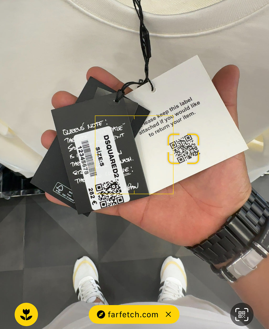 ICON DSQ2 - ΦΟΥΤΕΡ ΛΕΥΚΟ