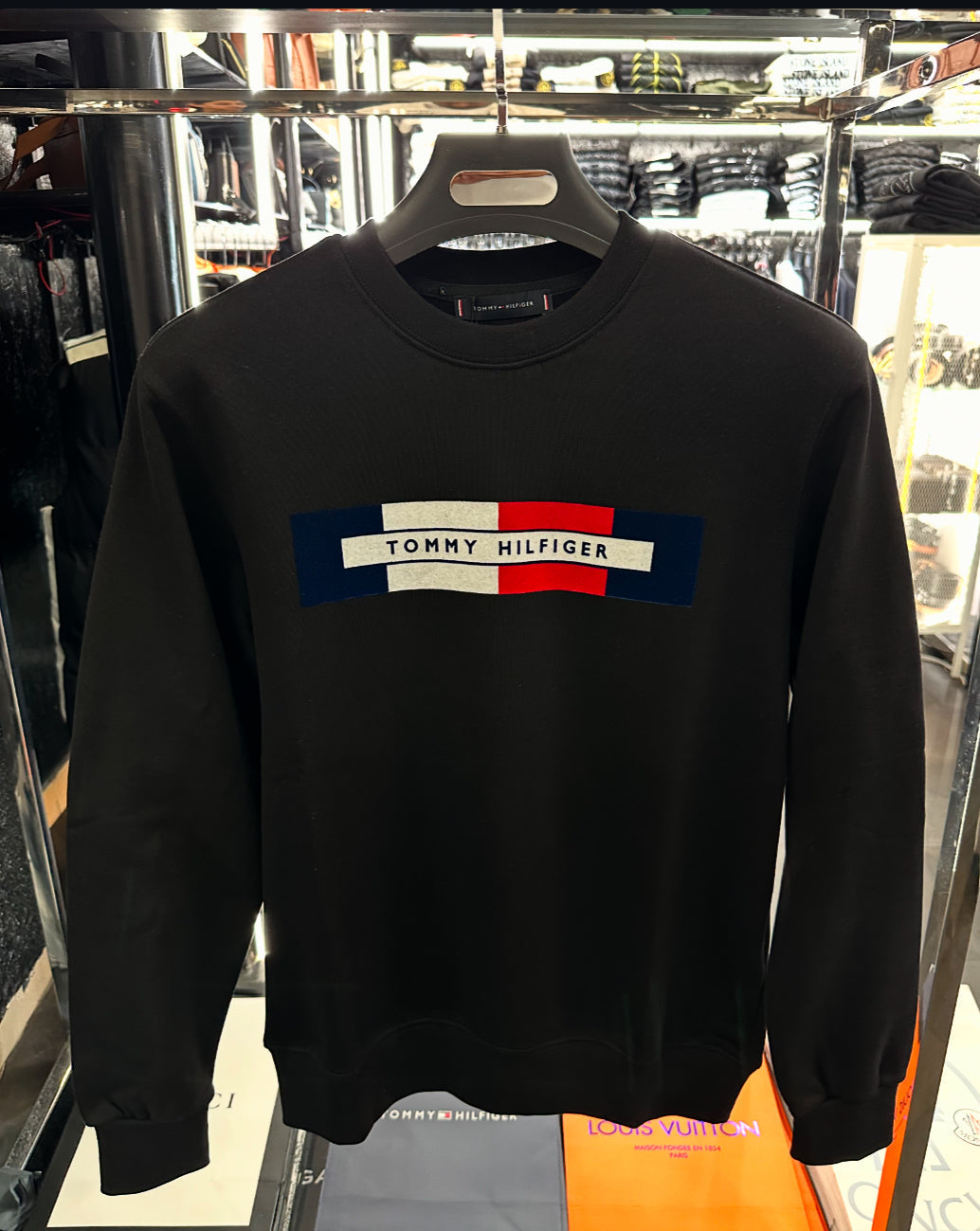 TOMMY HILFIGER - ΦΟΥΤΕΡ ΜΑΥΡΟ