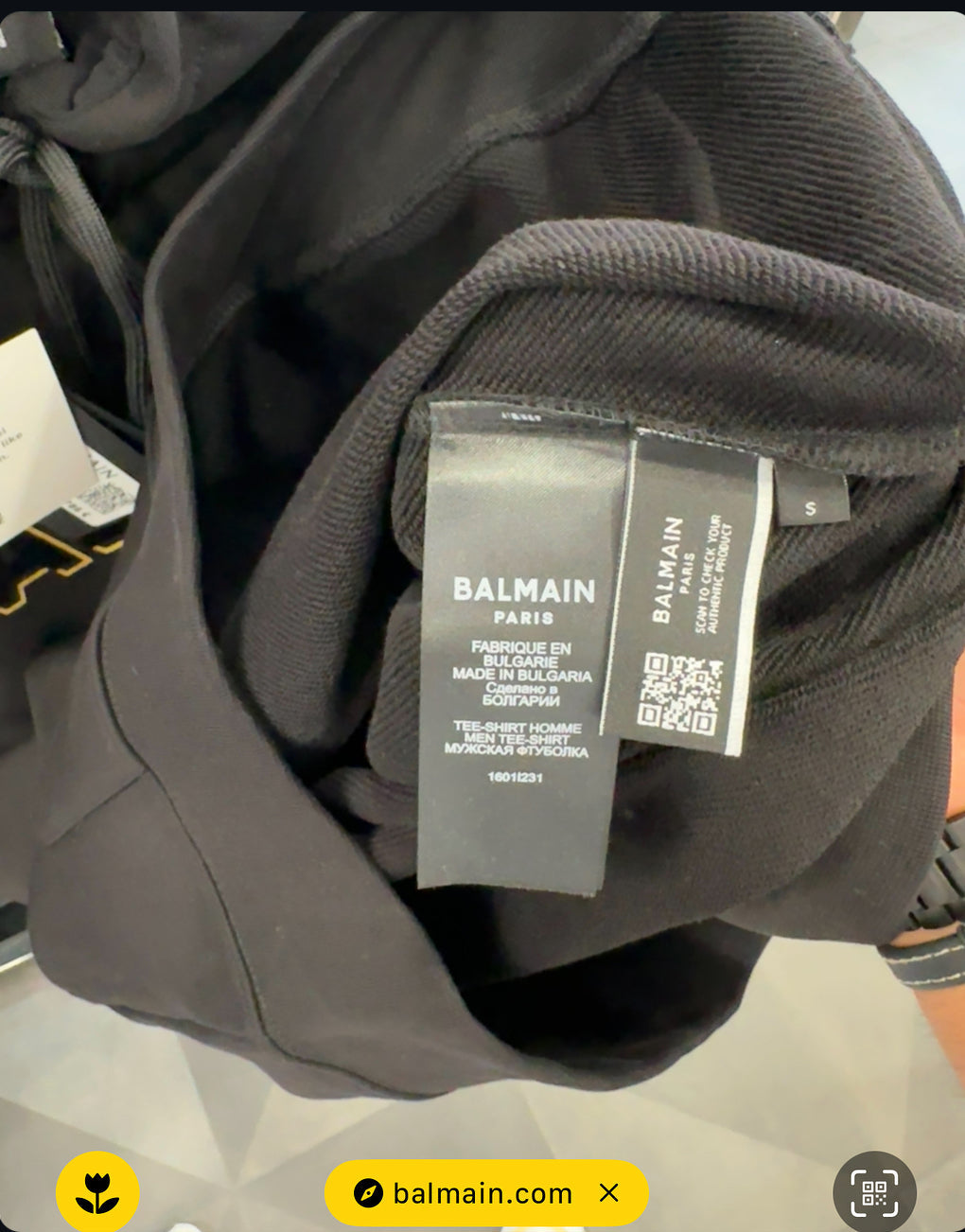 BALMAIN - ΦΟΥΤΕΡ ΜΑΥΡΟ