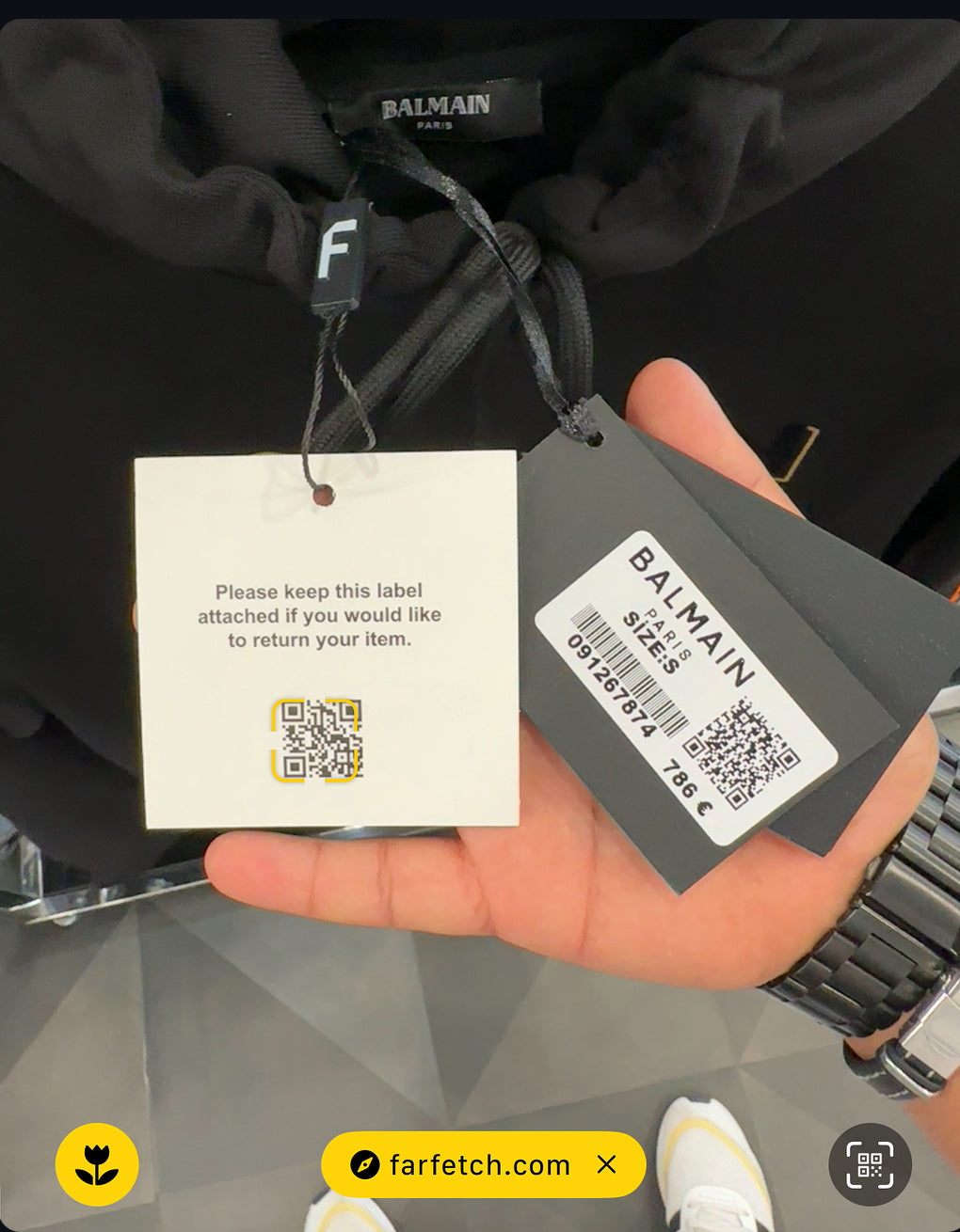 BALMAIN - ΦΟΥΤΕΡ ΜΑΥΡΟ